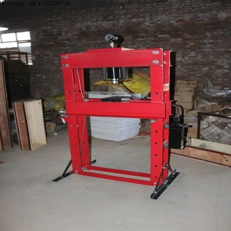 

Workshop 50 Ton Power Jack Body Repair Kit Equipment Hydraulic Bench Press With Foot Pump