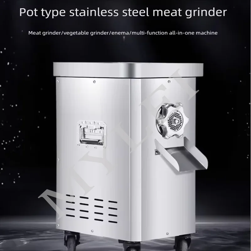 Commercial Stainless Steel Automatic Meat Grinder & Meat Mincer