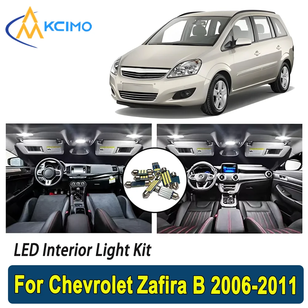 

Kcimo LED For Chevrolet Zafira B (2006-2011) Premium Bright LED Interior Dome Map Trunk Light Kit Car Led Lamps Canbus New Lamps