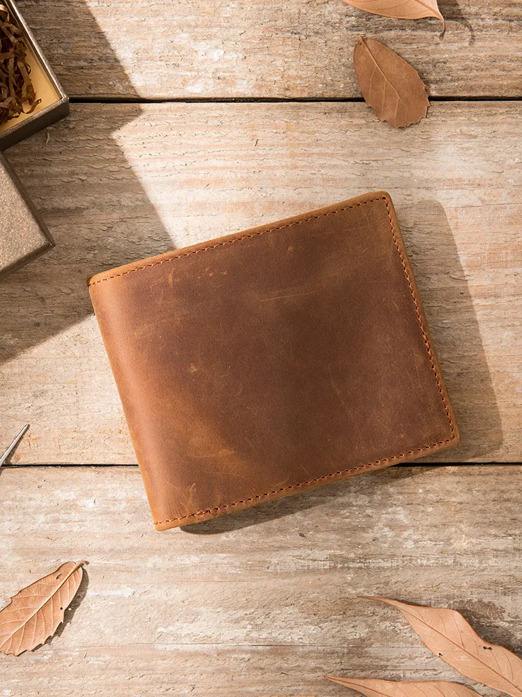 handmade-wallet-short-leather-first-layer-cowhide-mad-horse-leather-simple-retro-horizontal-wallet