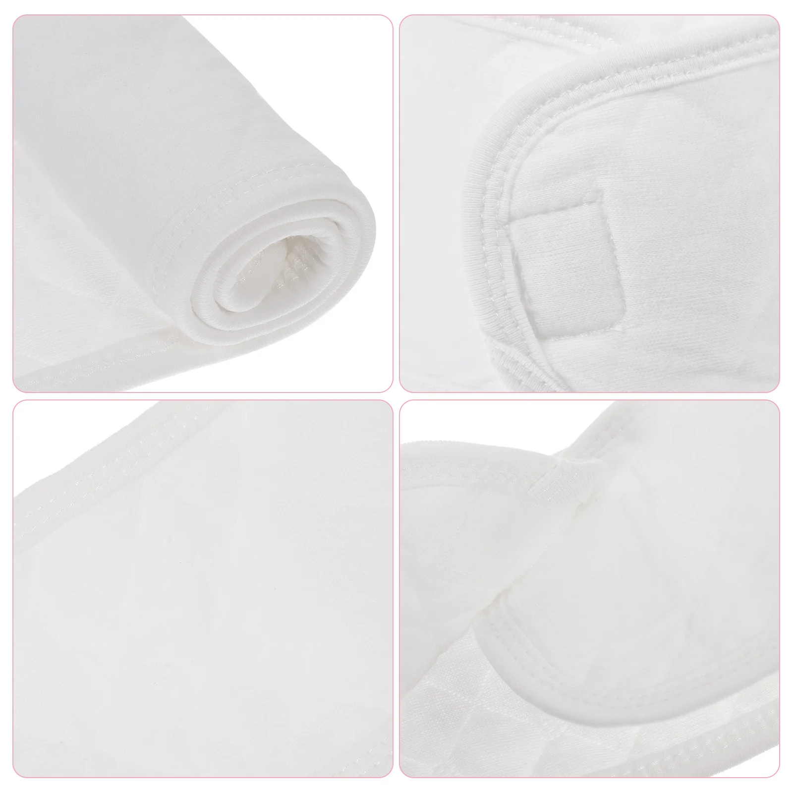 6 قطعة أحزمة السرة الوليد القطن الطفل الأربطة السري حماية البطن للنوم الليلي حفاضات تغيير قابلة لإعادة الاستخدام بطن الرضع #3