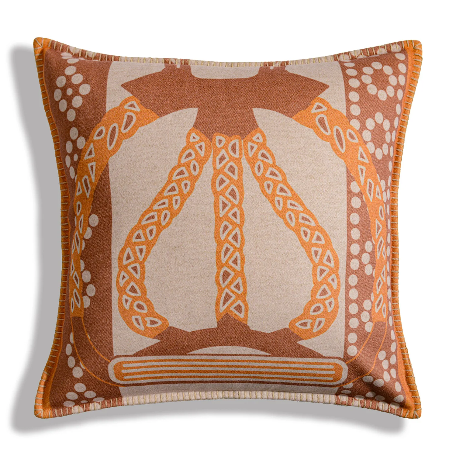 

The Ultimate Reversible Decor: Wool Pillows with Double Floral Pattern - French Elegant Multi-Space Gift for Sofa/Car!