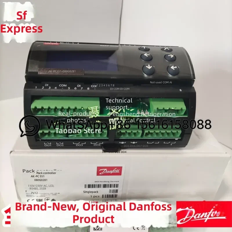 Original Danfoss AK-PC351 080G0289 Unit Controller PC551 080G0281 080G0283 Refrigeration Control Module Spare Part