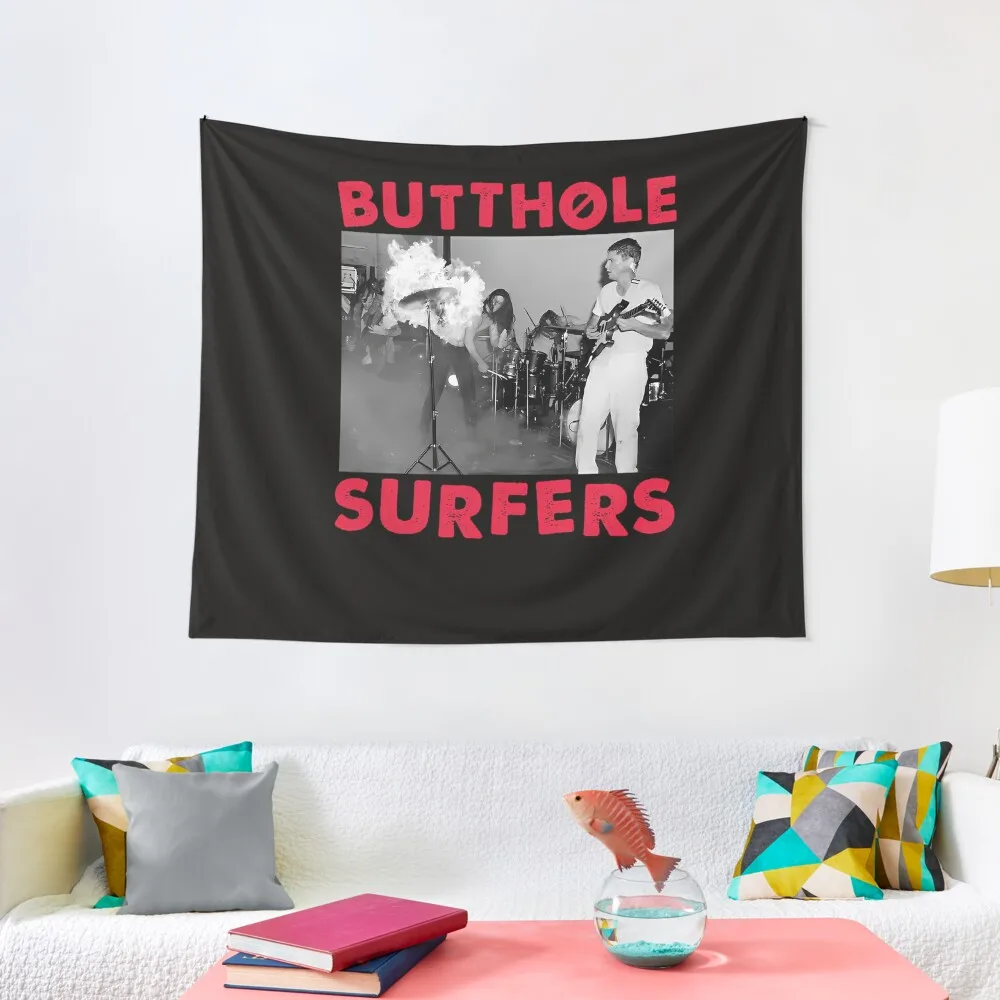 Butthole Surfers Teenage 90S Tapestry Room Decor Aesthetic Cute Decor Christmas Decoration Aesthetic Room Decoration Tapestry