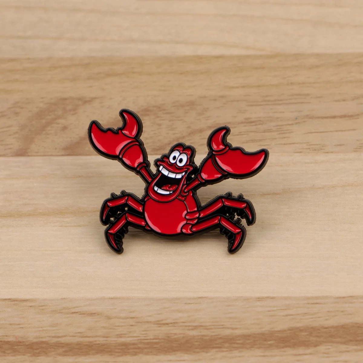 Rote Krabben-Emaille-Anstecknadel, Cartoon-Brosche für Mantel, lustige Broschen, Kragen- und Reversnadeln, Metallabzeichen, Schmuckgeschenk für Freunde