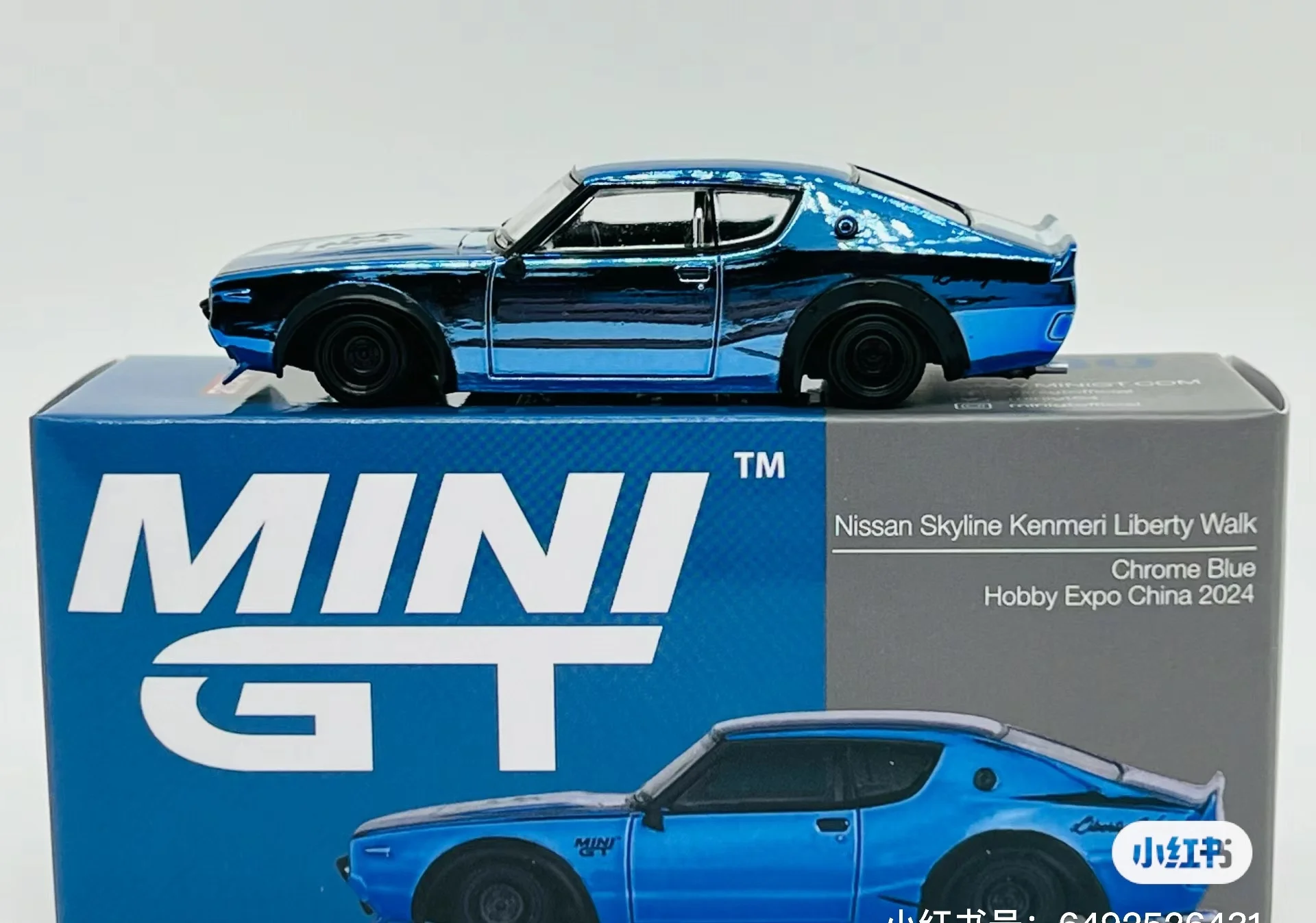 MINIGT 1:64 730 BEIJING Auto Show Limit skyline kenmeri Diecast Model Car