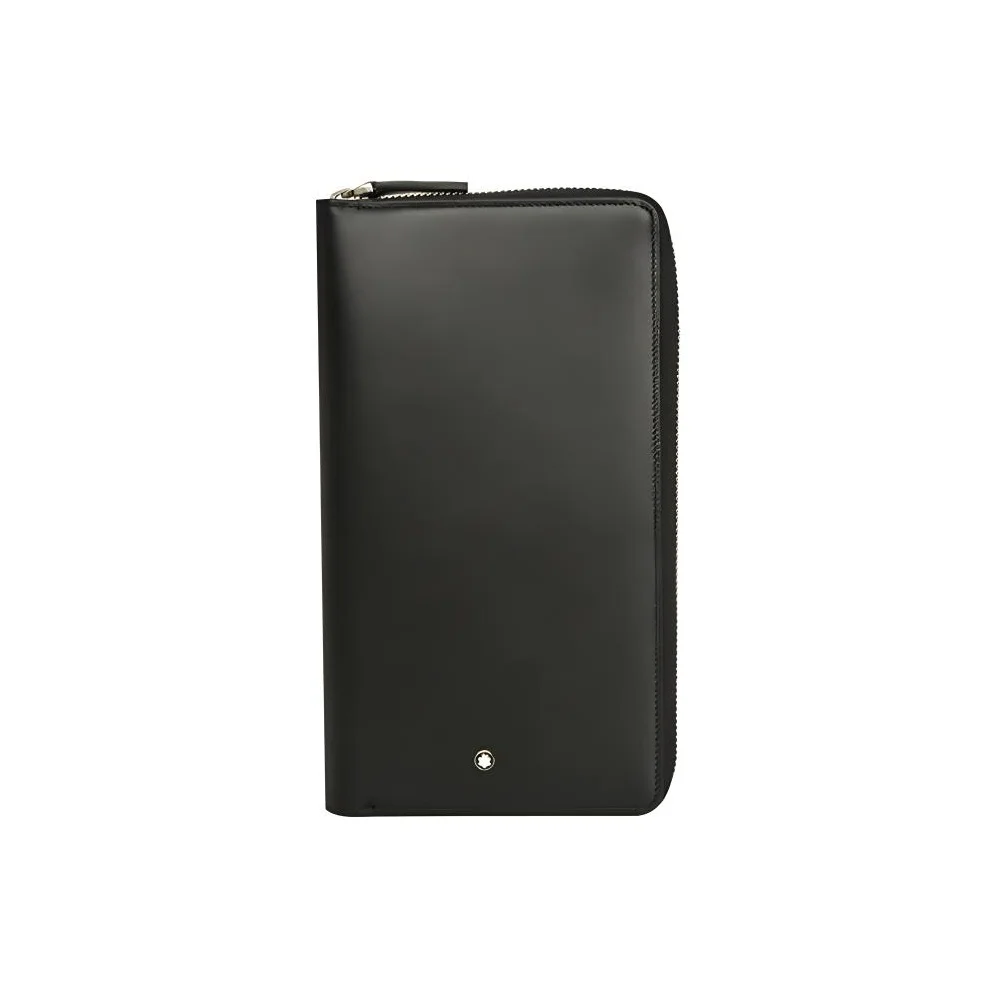 MONTBLANC Meisterstuck Leather Wallet Men's Black 114534