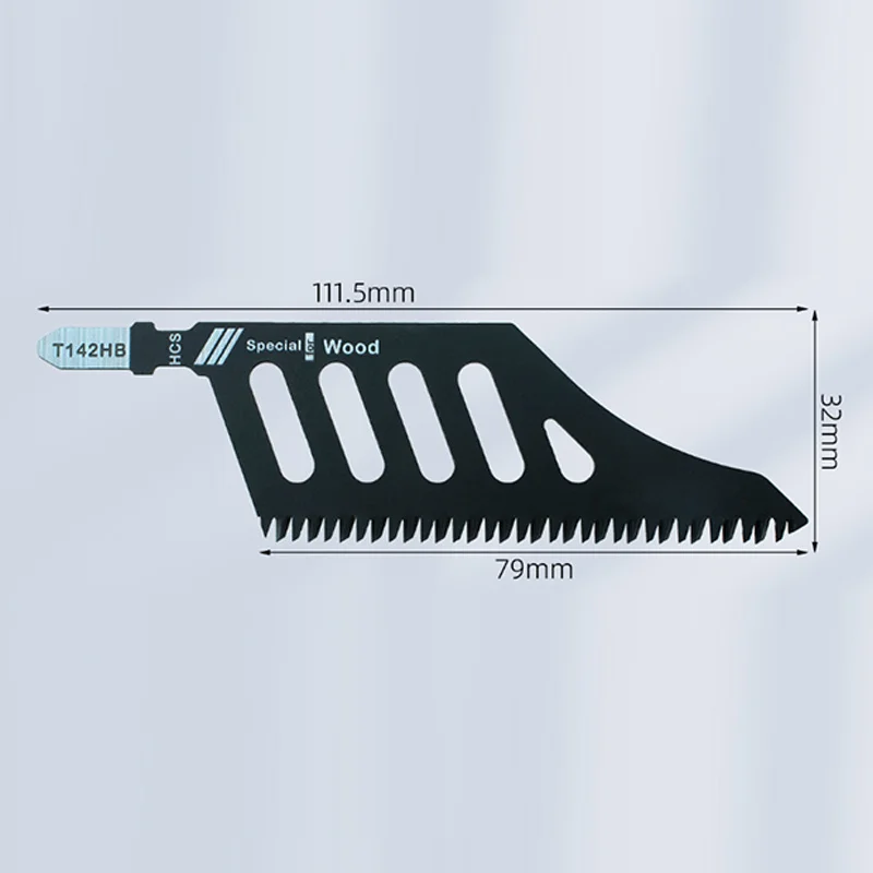 T142hb Curved Jigsaw Scroll Saw Blade T Shank Flush Cutting Replacement Blades For Precision Cutters Electric Tool Accessories