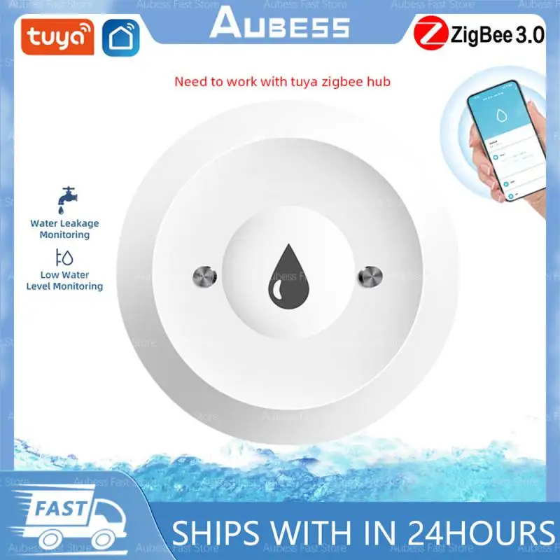 

AUBESS ZigBee Linkage Water Leakage Sensor Immersion Security Alarm Leak Detector Overflow Alert Waterproof Smart Home