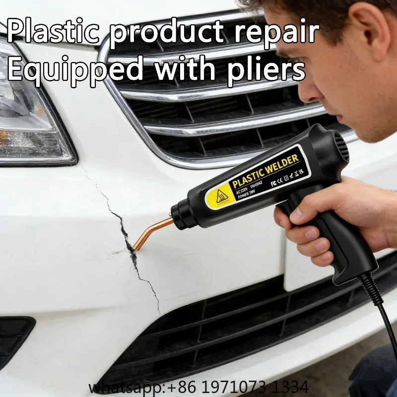 Plastic Welding Gun for Car Bumper Repair Heat Laminator Multi-function Bumper Repair Kit Automotive Fix Durable Easy to Use