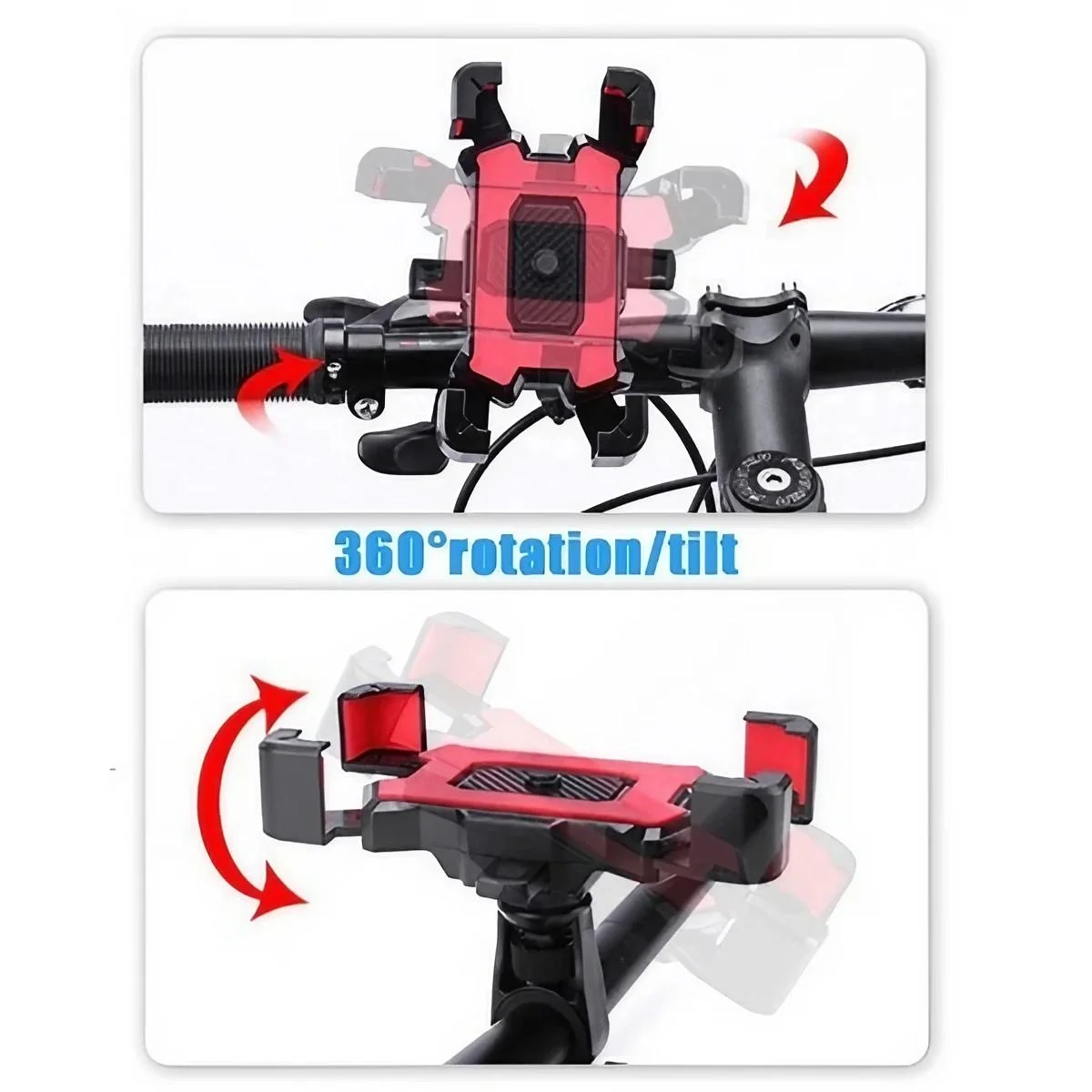 Supporto per telefono per bici con blocco automatico 1PC Supporto per cellulare per bicicletta Supporto per supporto per moto Stonego facile da aprire