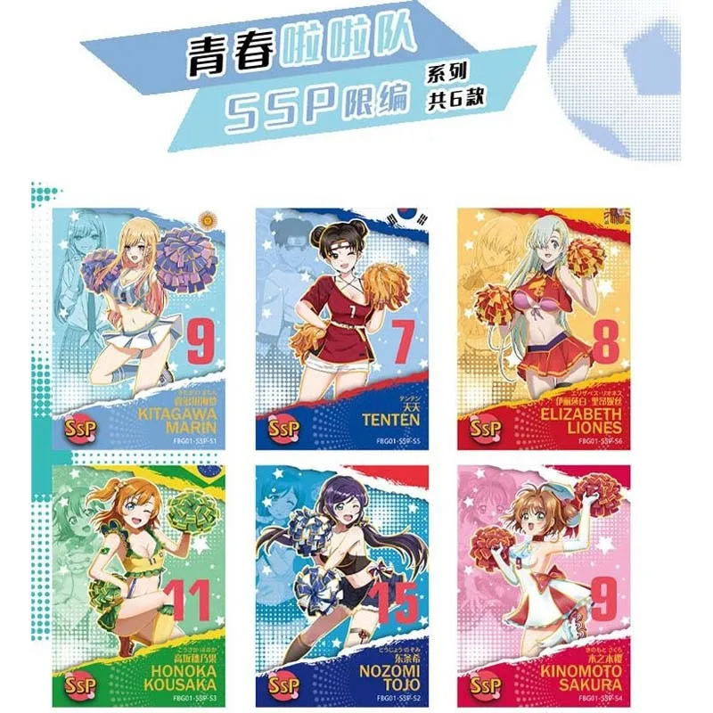 Goddess Story Waifu Card Football Girl Collection Anime Goddess Cards Child Kids Birthday Gift Game PTR Cards Table ToysGoddess