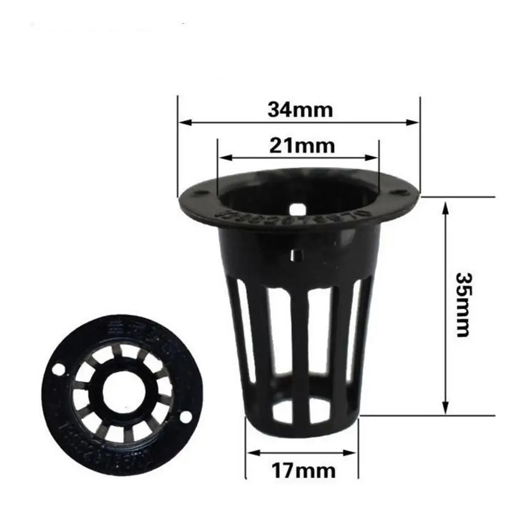Water Grass Cultivate Cups Slotted Mesh Net Pot Hydroponic Basket for Pond Planting and Outdoor Fish Gardens