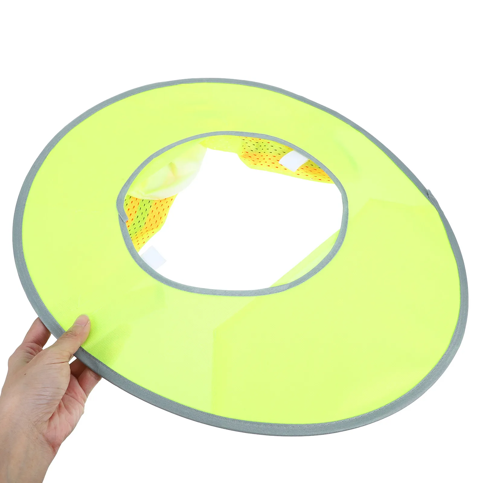 2Pcs Hard Hat Sun Shade Reflective Full Brim Sun Shield High Visibility Mesh Neck Protector Work Safety