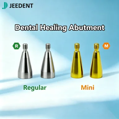 Dental Healing Abutment TC5ELI Titanium Healing Cap Food Grade Titanium Alloy for Dentium and Megagen Blue Implant Accessories
