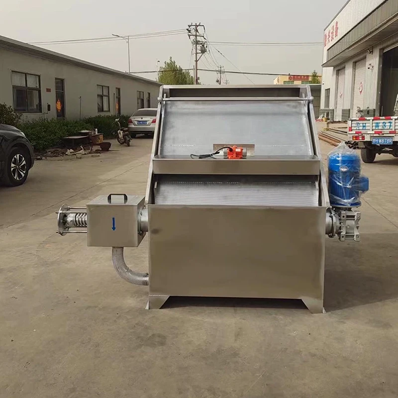 Waste Residue Dewatering Machine for Solid Liquid Separation Pig Poultry Cow Chicken Dung Manure Extruded Dryer