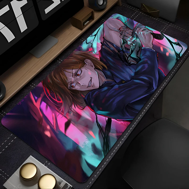 

Cartoon Mouse Pad Design Non-Slip Desk Mat Gaming Accessories Stitched Edges Jujutsu Kaisen Kugisaki Nobara For Gamer Mousepad