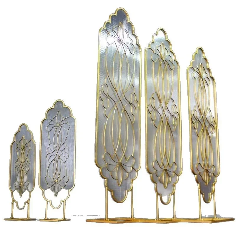 Wedding props wrought iron screen, background Chinese wedding stage scene arrangement props