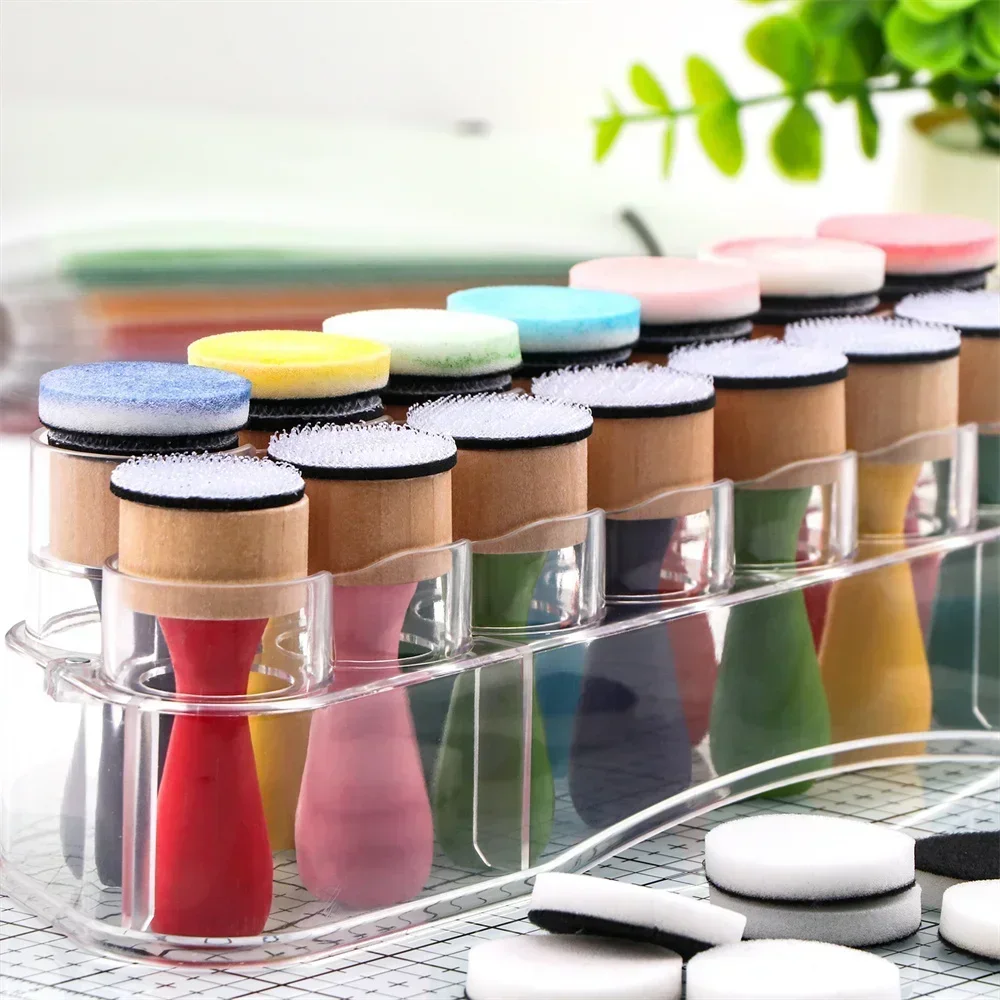 17 Teile/satz Tinte Blending Werkzeug Mit Schaum Applikatoren Für Scrapbooking Handwerk Karte Hintergrund Farben Einfache Bedienung, Die Projekte Werkzeuge
