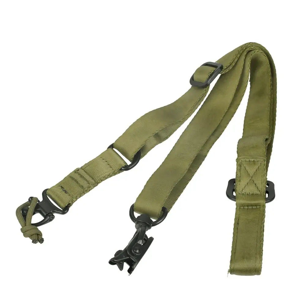 1 Pcs Double Point Adjustable Gun Sling Strap Multi-Mission Rifle Slings Mount Set Suitable MS2 Ruger AR15 M4 M16 HK416