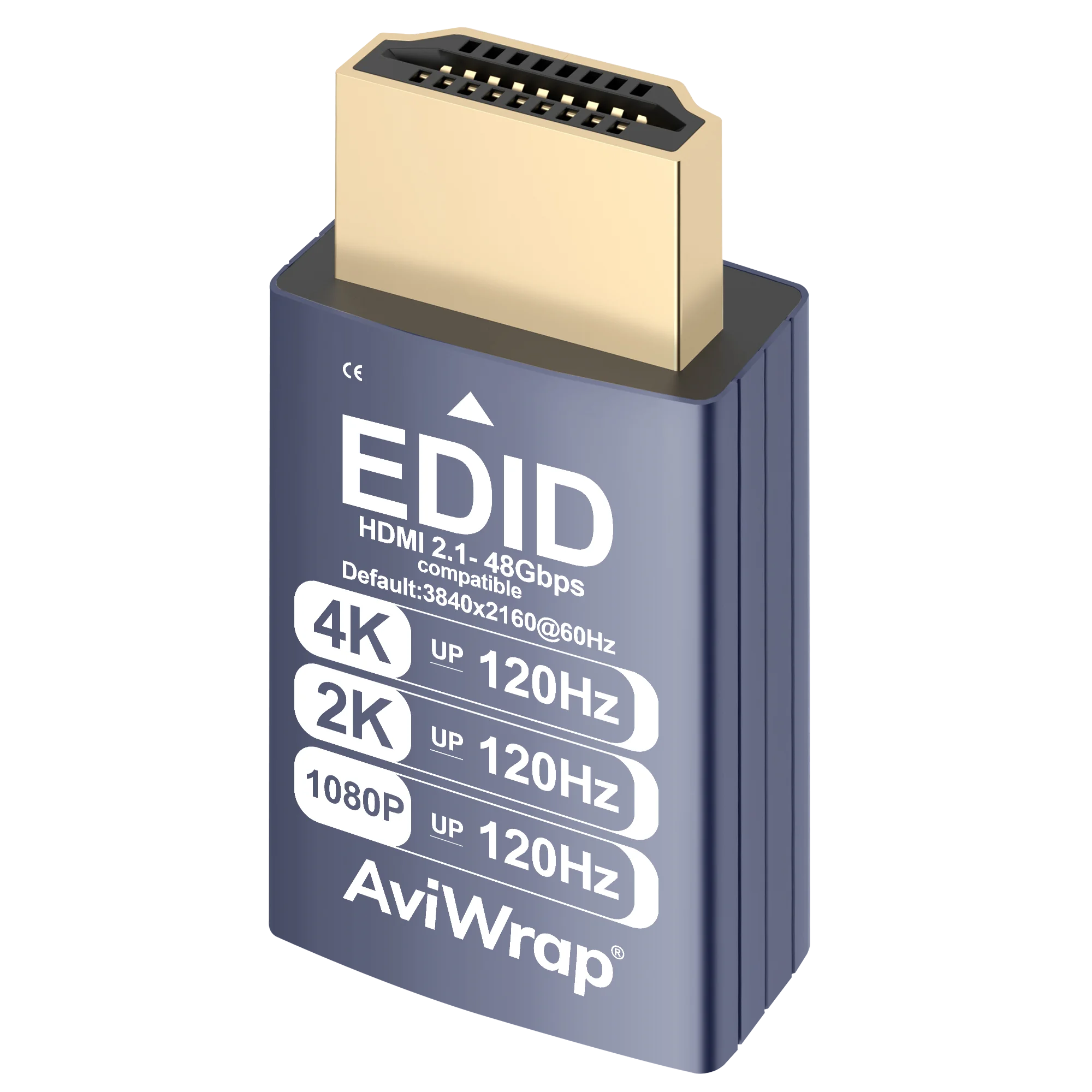 4K 120Hz HDMI 2.1 Dummy Plug, Headless Display for Remote Desktop, Supports 1440p@120Hz,1080p@120Hz Multiple Resolutions