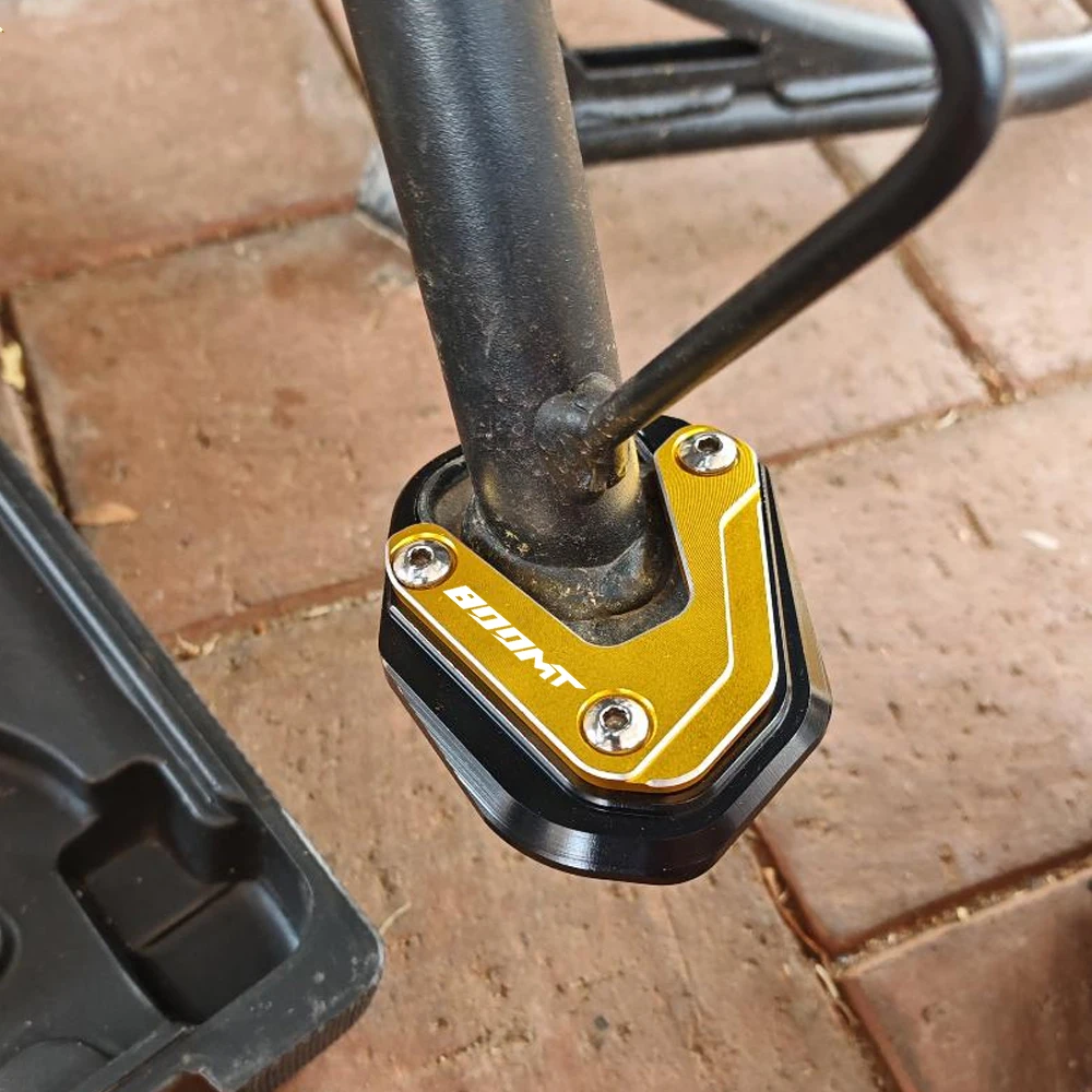 ل CFMOTO 800MT 650MT 650 800 MT MT800 CF 650TR-G دراجة نارية الملحقات CNC مسنده القدم الجانب حامل المكبر تمديد الوسادة