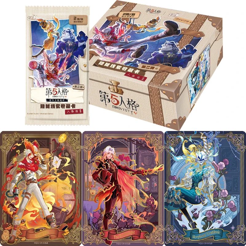 KAYOU Genuine Identity V Card The Clues of Secrets Series Fun Pack Archives‌ CR Anime Characters Collection Cards Toys Gifts