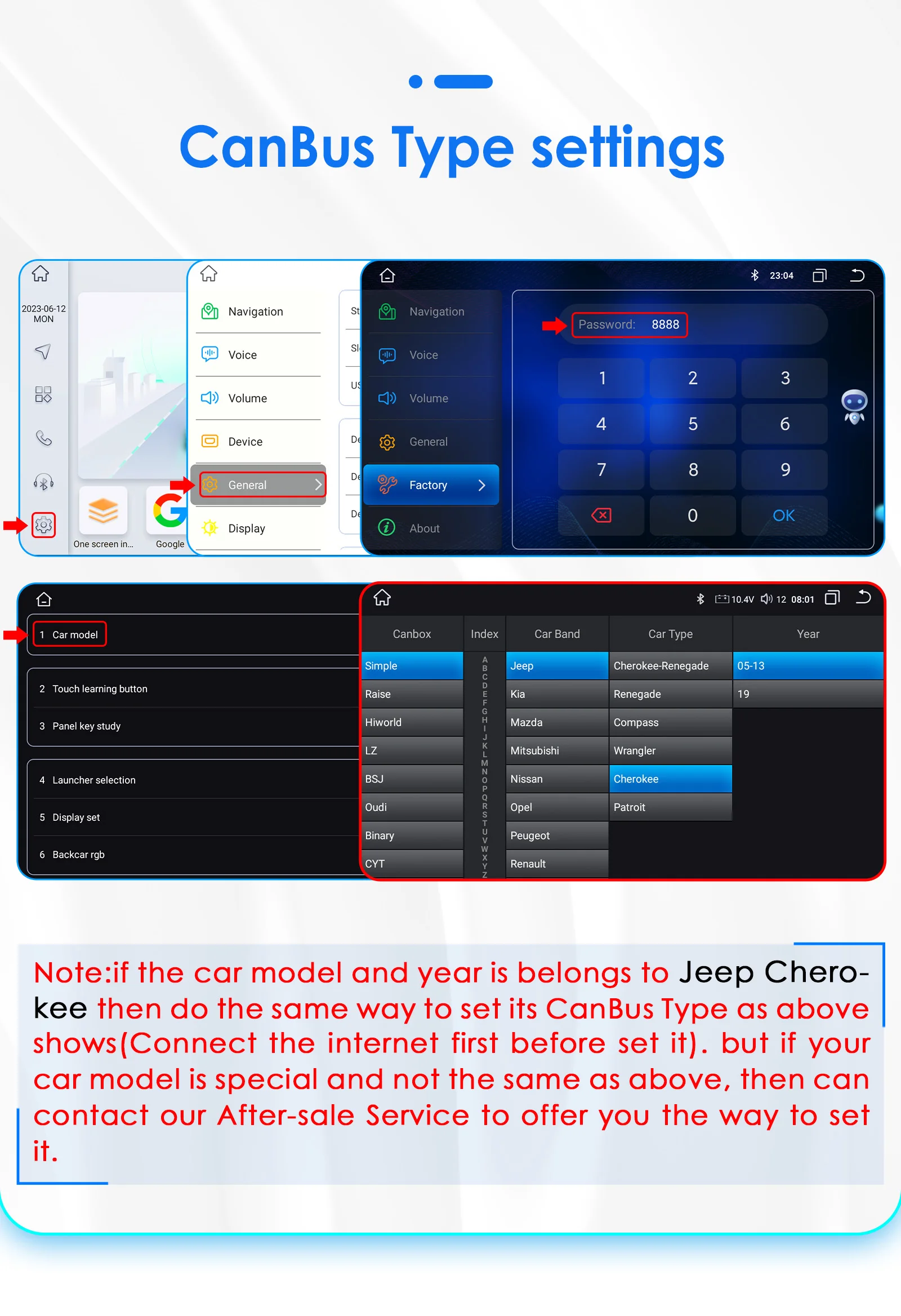 Android car radio for Jeep Cherokee KL photo