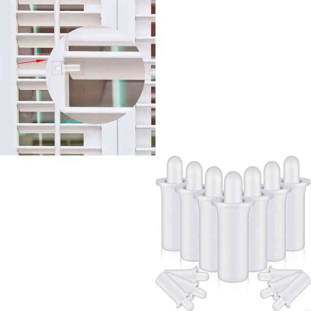40xSpring-Loaded Plantation Shutter Replacement Pins Movable Blade Repair Part