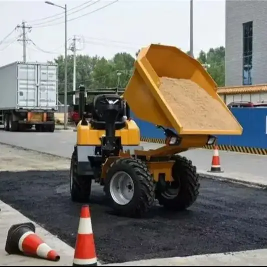 

Портативный гидравлический дизельный мини-самос 4x4, строительный транспортный автомобиль, оснащенный двигателем EPA и уникальным мини-самосвал