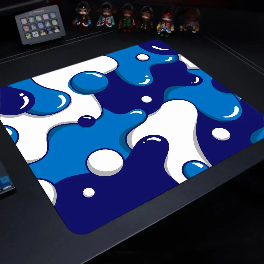 fluid Mouse Pad 40X45 Large Square Computer Office Game Table Mats Rubber Anti-slip Mousepads Small Decor Desk Pads