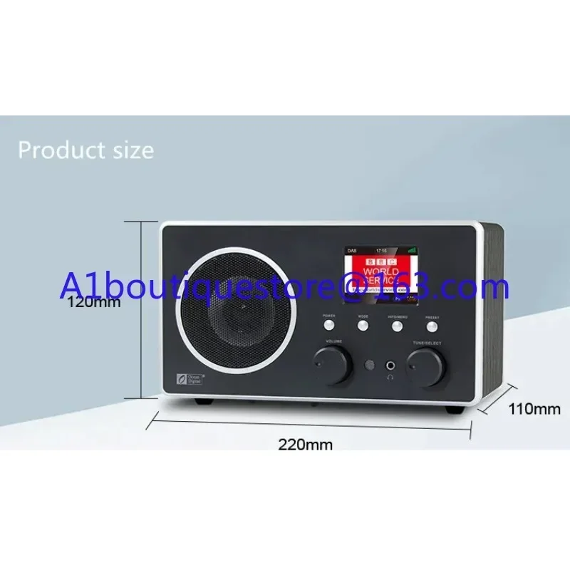 DB-280C Radio DAB + Radio numérique, Bluetooth, menu multilingue