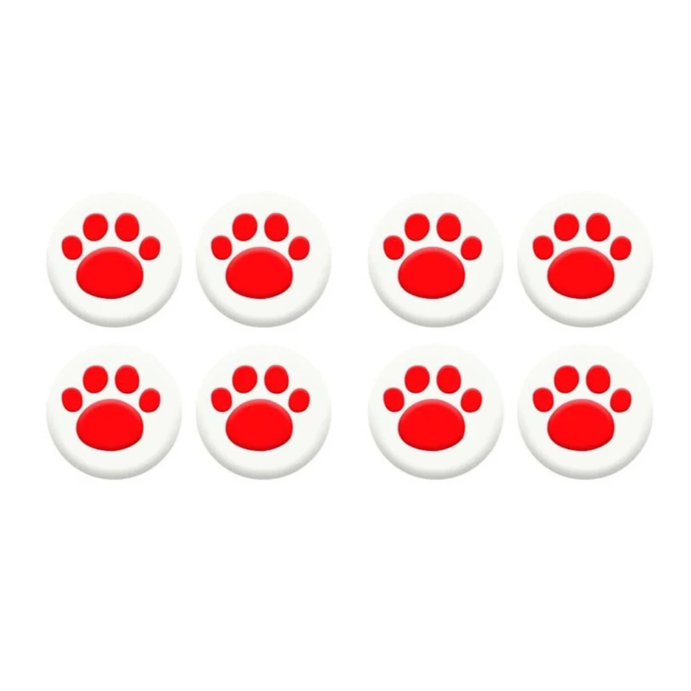 Capuchons de joystick en silicone souple en forme de patte de chat pour manettes de console de jeu PS3 / PS4 / PS5 / Xbox One / Xbox 360