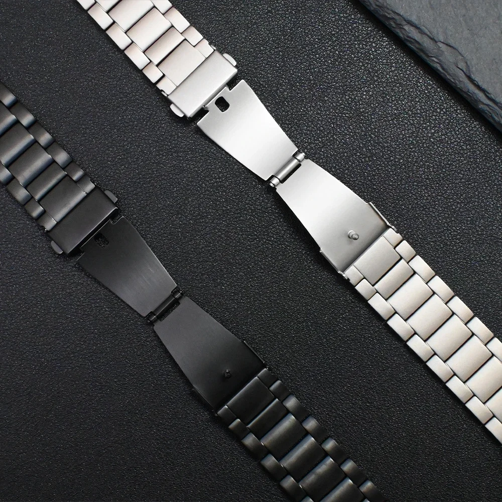 สายข้อมือโลหะไทเทเนียมผู้ชายสำหรับสายคาด Apple Watch อัลตร้า2 49มม. 45มม. 44มม. 42มม. สายรัดหรูหรา iWatch Series 9 8 7 6 5 4 SE 3
