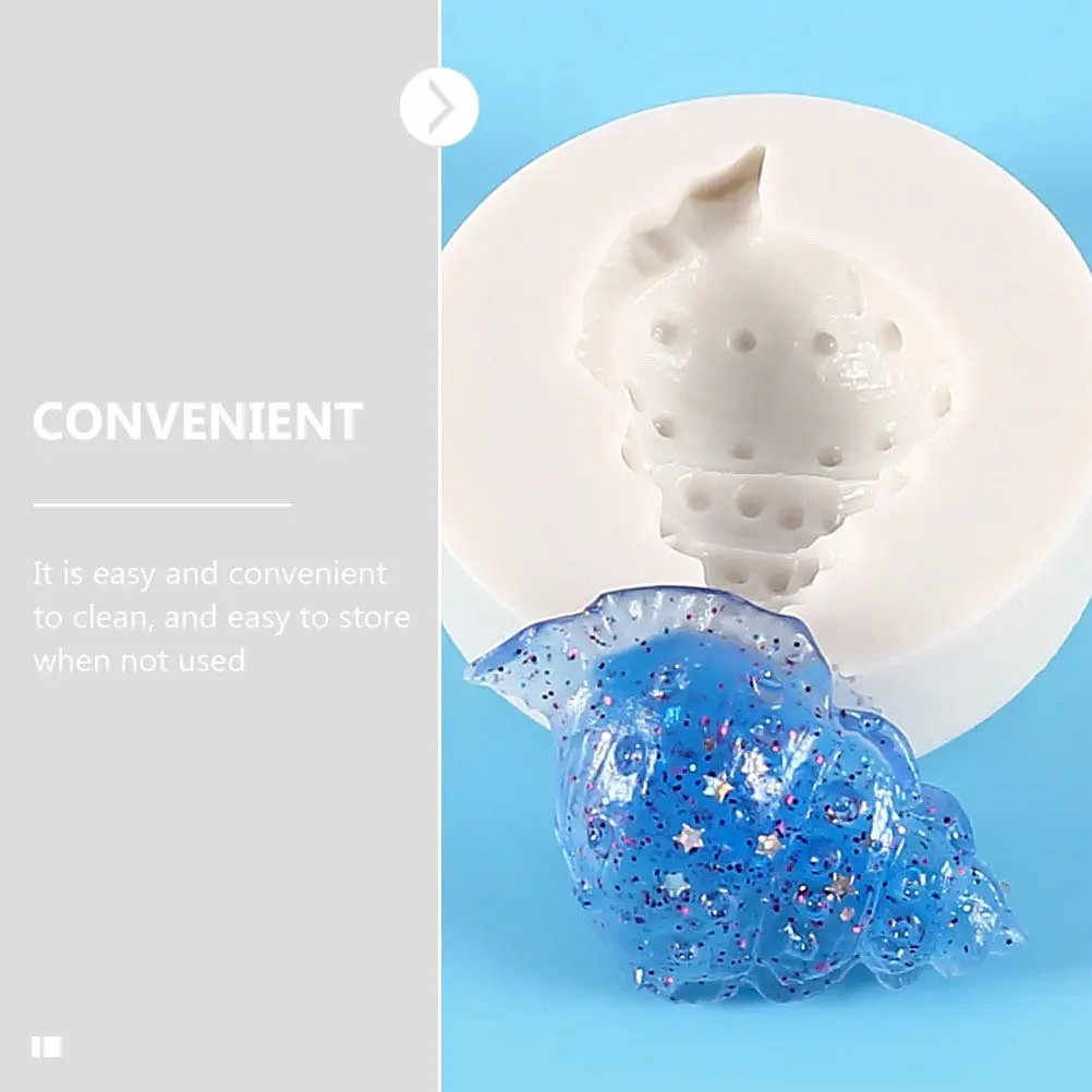 

Силиконовые формы для ракушек, 3 шт., компактный размер, легко моются, для рукоделия, изготовления украшений, декора, проектов ручной работы в морской тематике