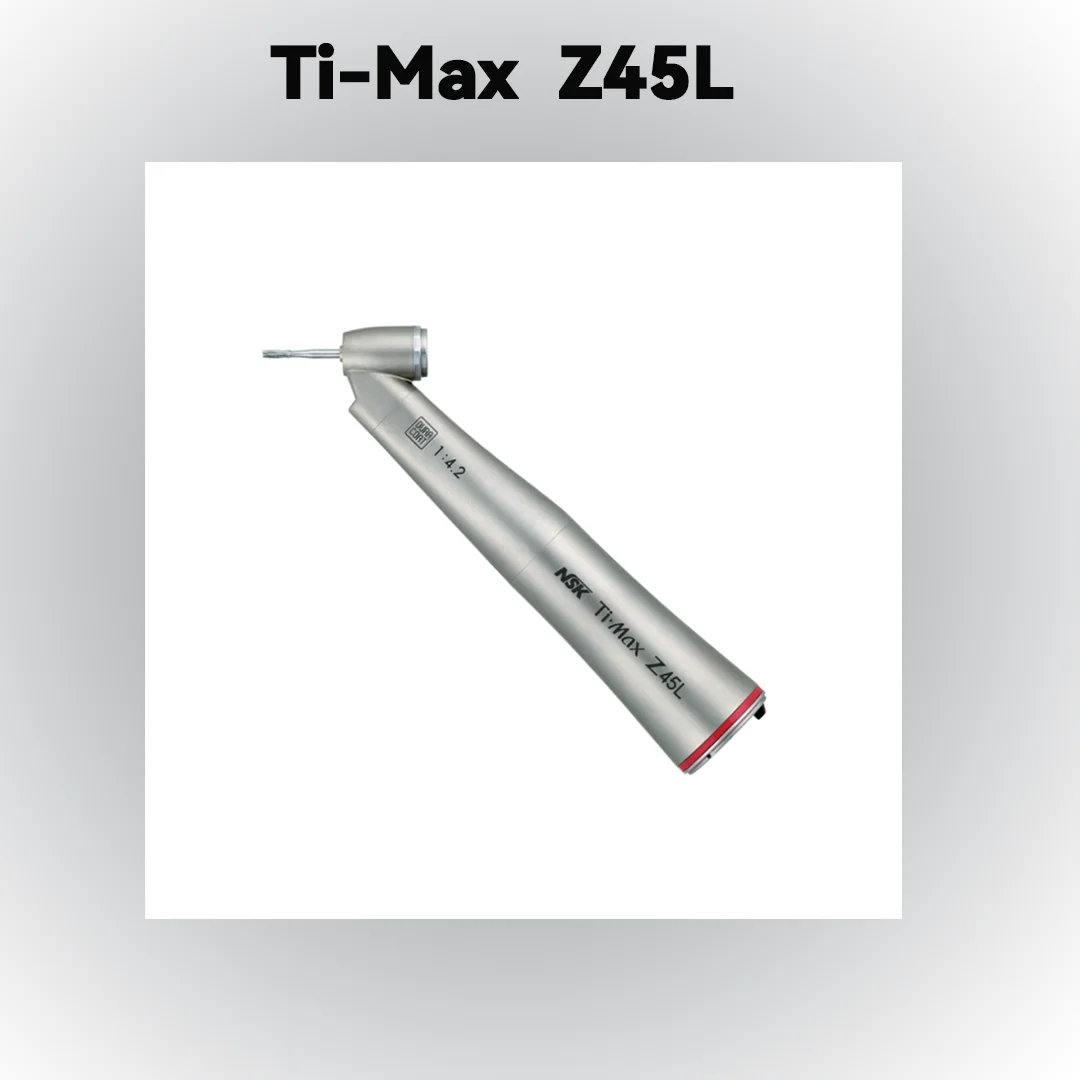 NSK Ti Max Z-SG45L Dental 45 Degree Surgical Handpiece Dentistry 1:3 Air Turbine Contra Angle Handpiece Increasing Speed Pens Ce