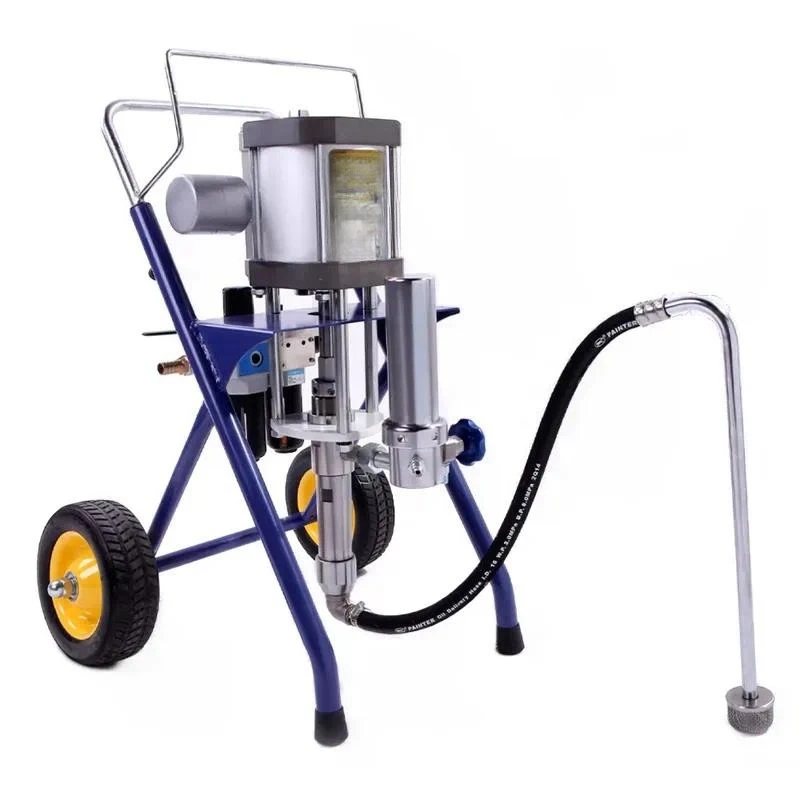 Stainless Steel PT1437 Industrial Grade Pneumatic Airless Spray Gun 140mm Cylinder Diameter New Arrival