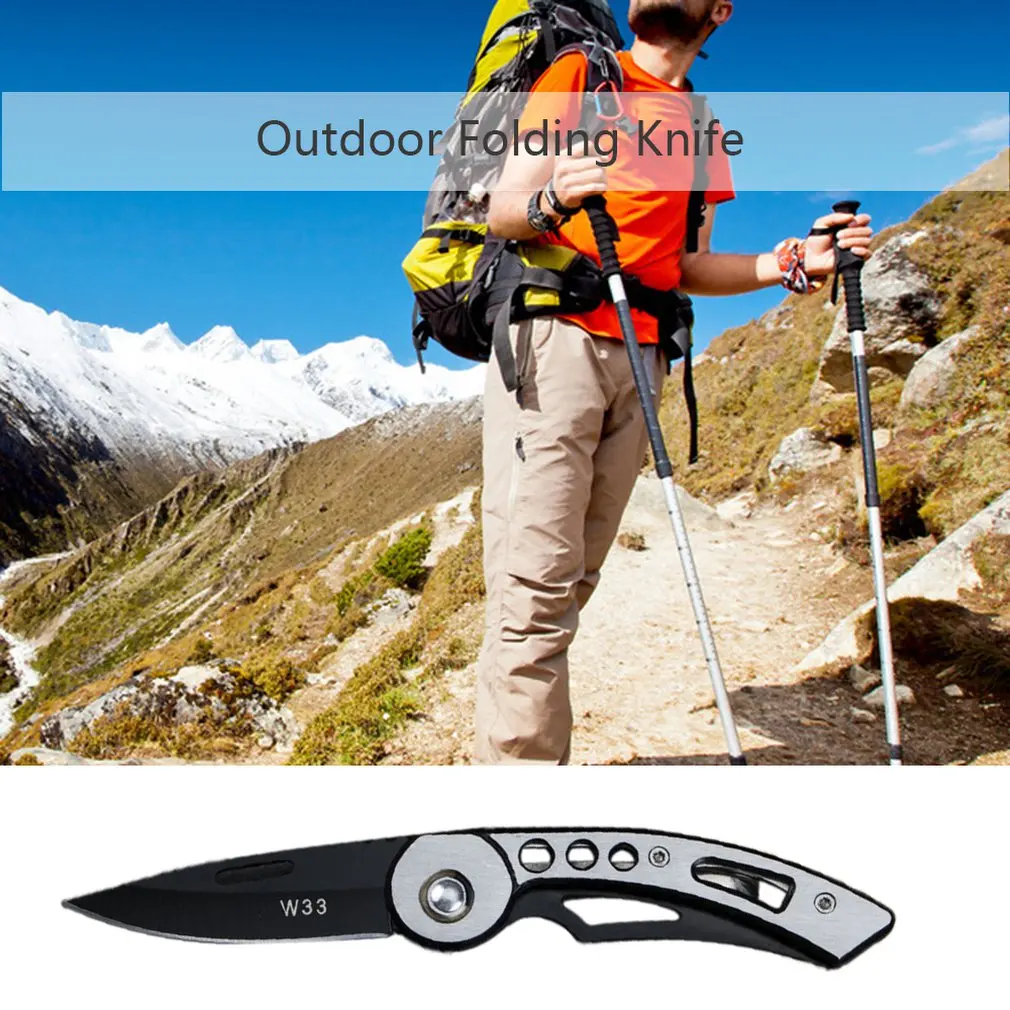 2024 New Folding Knife Stainless Steel Portable Mini Multi-Function Outdoor Camping Fruit Knife EDC Tool With Clip Fast delivery