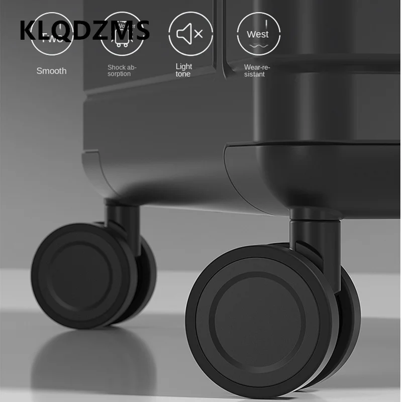 KLQDZMS High-quality Suitcase All Aluminum Magnesium Alloy Boarding Box Large Capacity Trolley Case 20