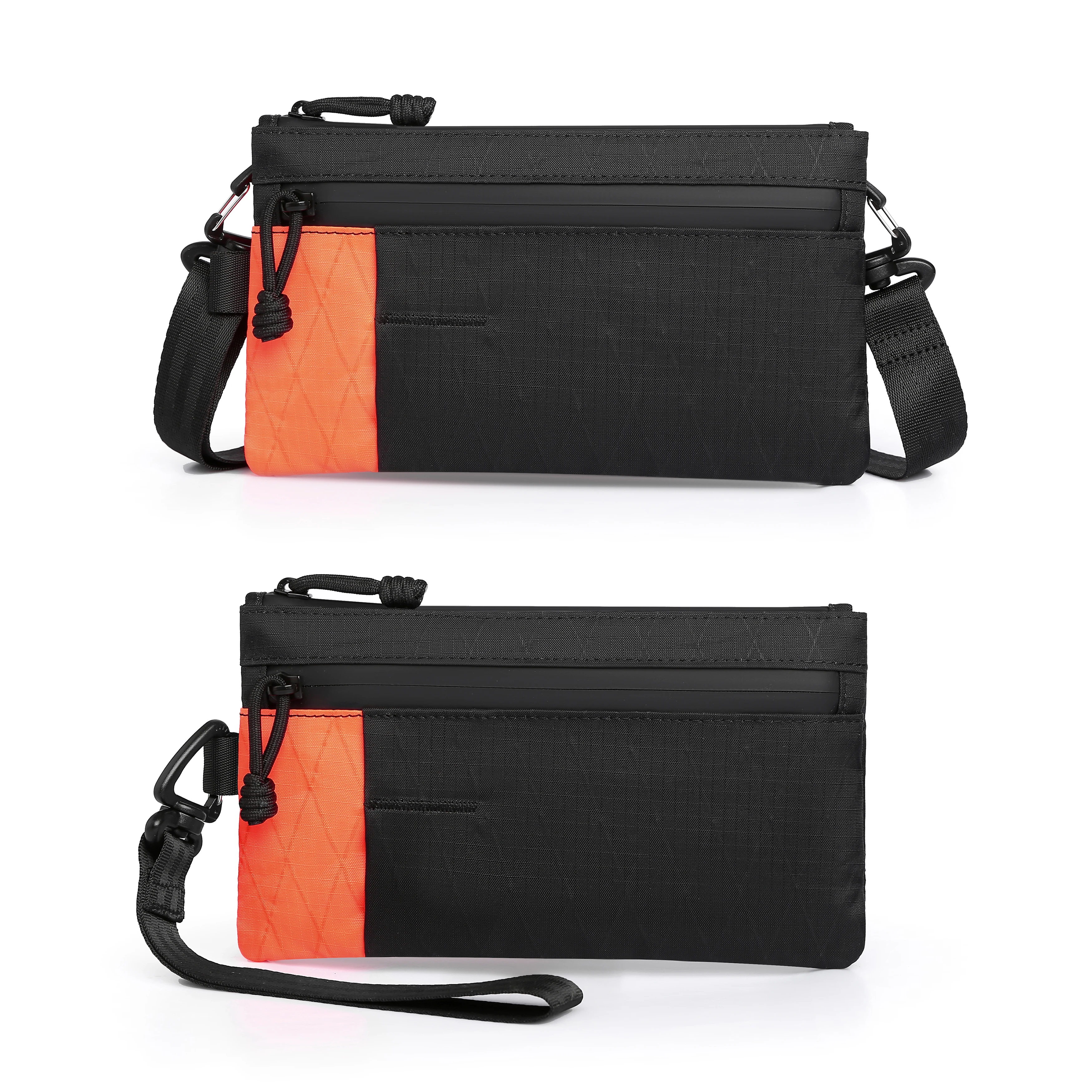 Clutch & Crossbody 2 In 1 Multifunctional EDC Wallet Men's RFID Card Holder X-Pac Phone Passport Storage Purse Travel Organizer