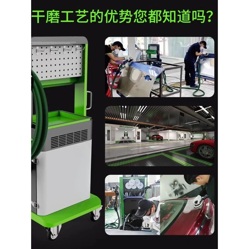 BL-501 Dustless Dry Mill, Automobile Electric Pneumatic Vacuum Spray Putty Grinder