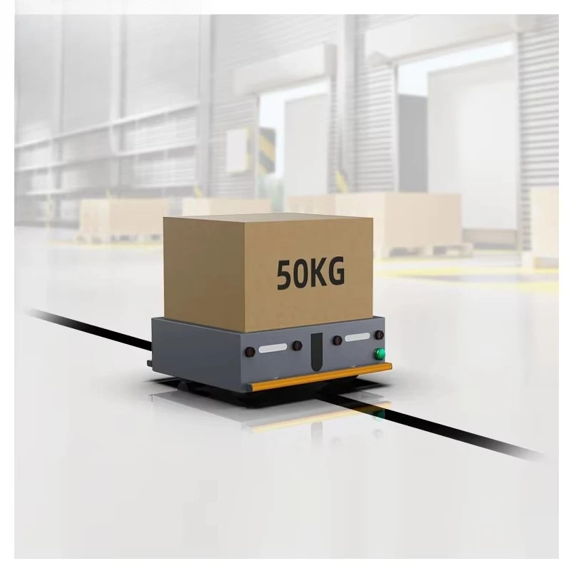 Chassis Cart Magnetic Stripe Navigation Automatic Robot Factory Direct Brand New XBOT 50KG agv Robot Intelligent