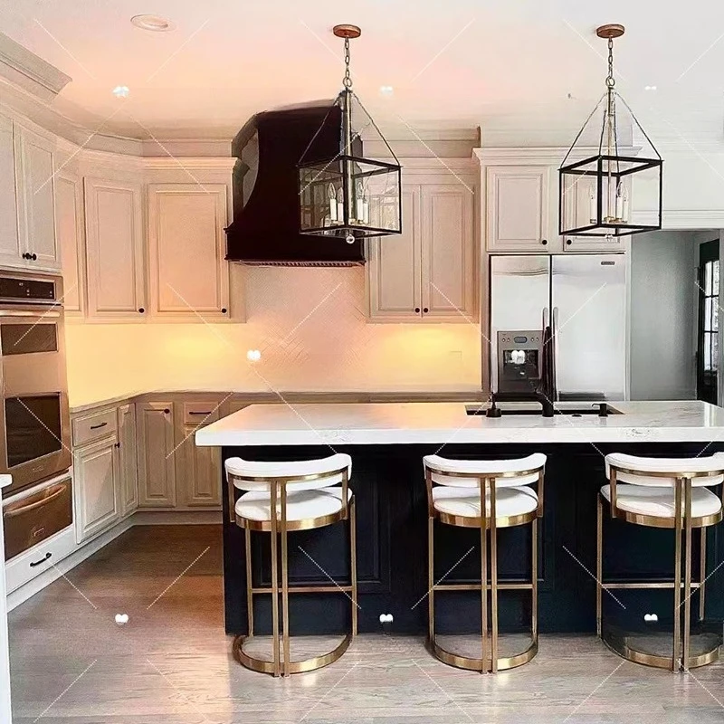 Luxe léger, chaise de bar à dossier, design, tabouret de bar