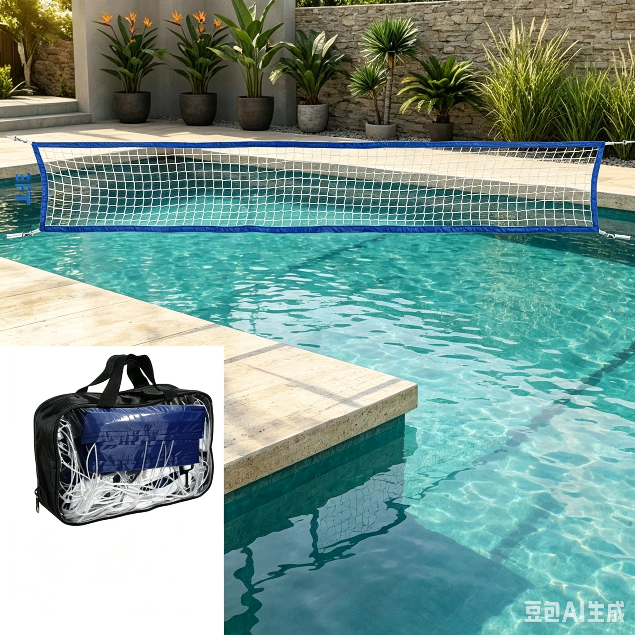 rete-da-pallavolo-portatile-per-piscina-gioco-acquatico-regolabile-per-tennis-feste-in-spiaggia-famiglia