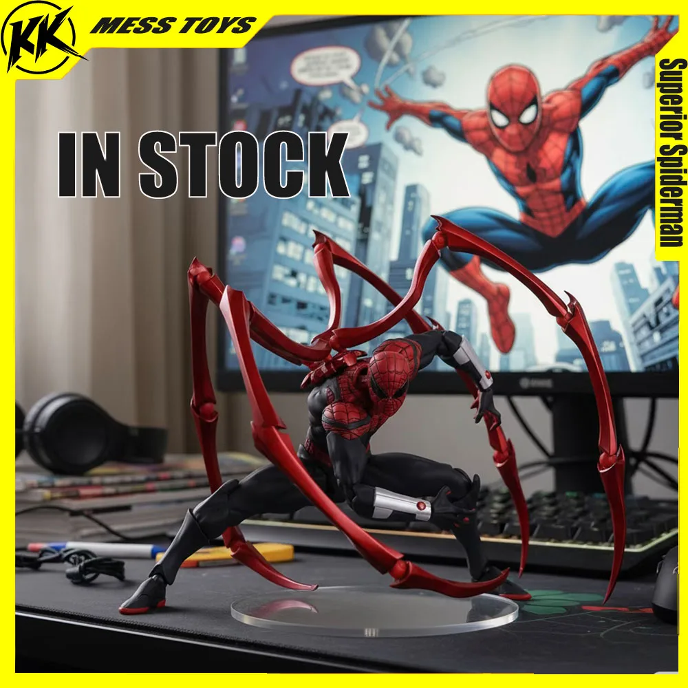 

В наличии Messtoys Superior Фигурки Человека-Паука Питер Паркер Улучшенная Фигурка Человека-Паука Ct Игрушки Фигурка Статуя Модель Игрушки