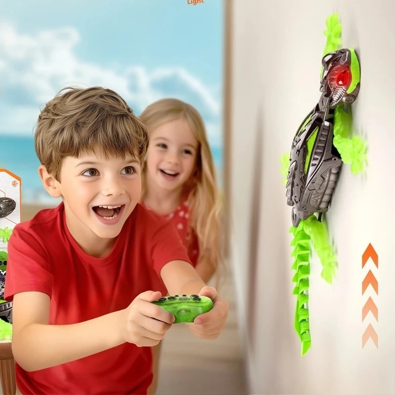 

Electric Intelligent Gecko Bionic Mechanical Crawler - New Rechargeable Remote Control Wall-Climbing Robot Toy Gift