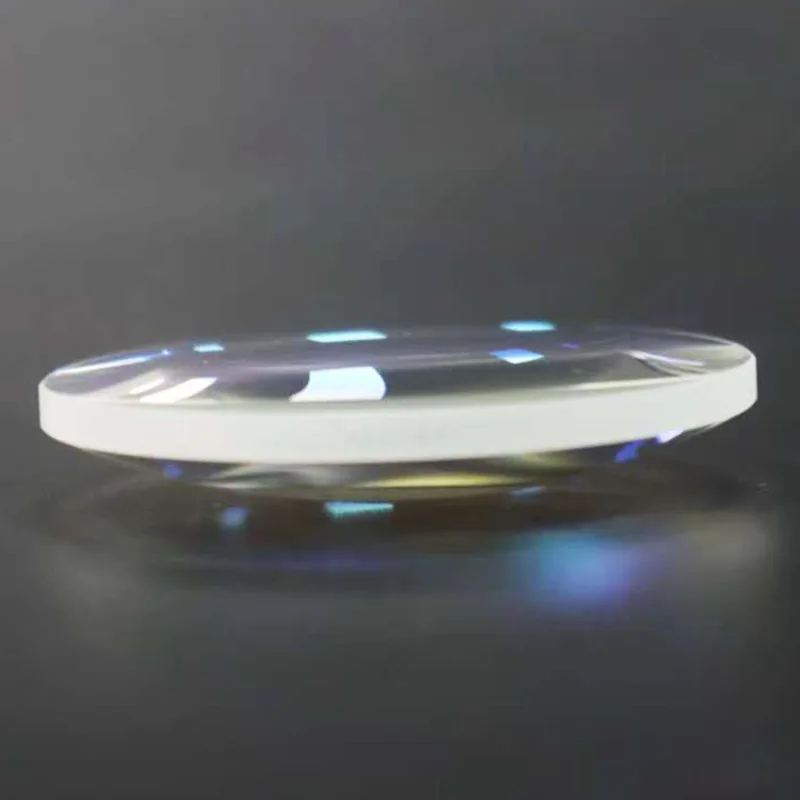 Lente di protezione laser Finestra al quarzo D30mm F100-F200mm per macchina da taglio laser ad alta potenza 4KW Copertura di messa a fuoco collimante