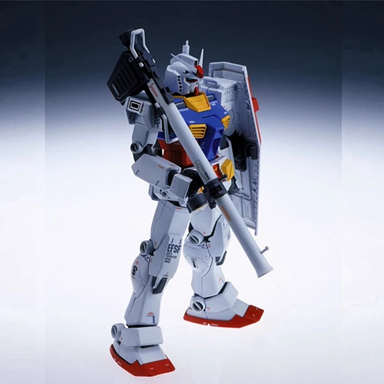 BANDAI-RX-78-2 Gundam MG 1/100 Ka versión UC Ready Player One Edition, Kit de modelo estándar, montaje Strike Freedom Original