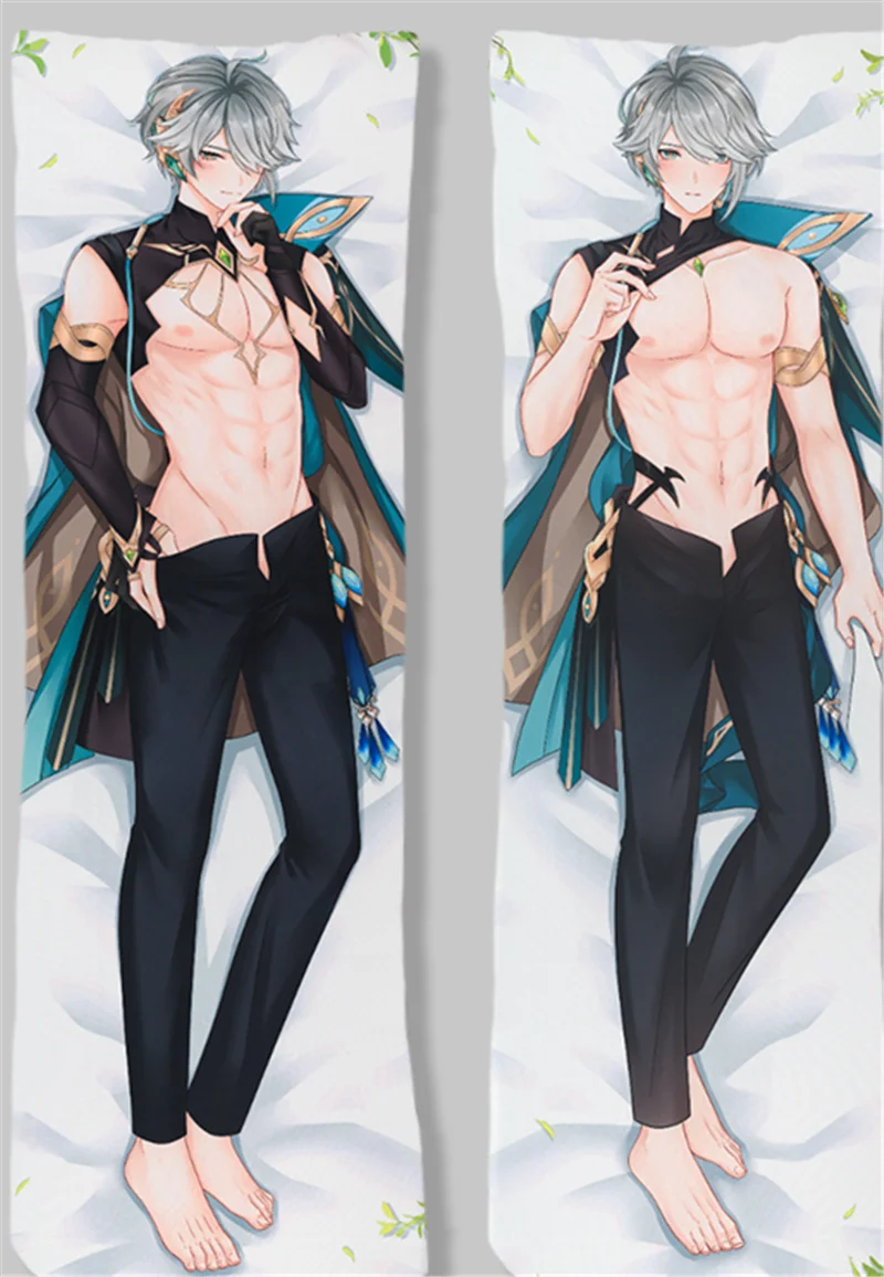 Anime Game Impact Alhaitham Cosplay Dakimakura Pillow Case Hugging Body Prop