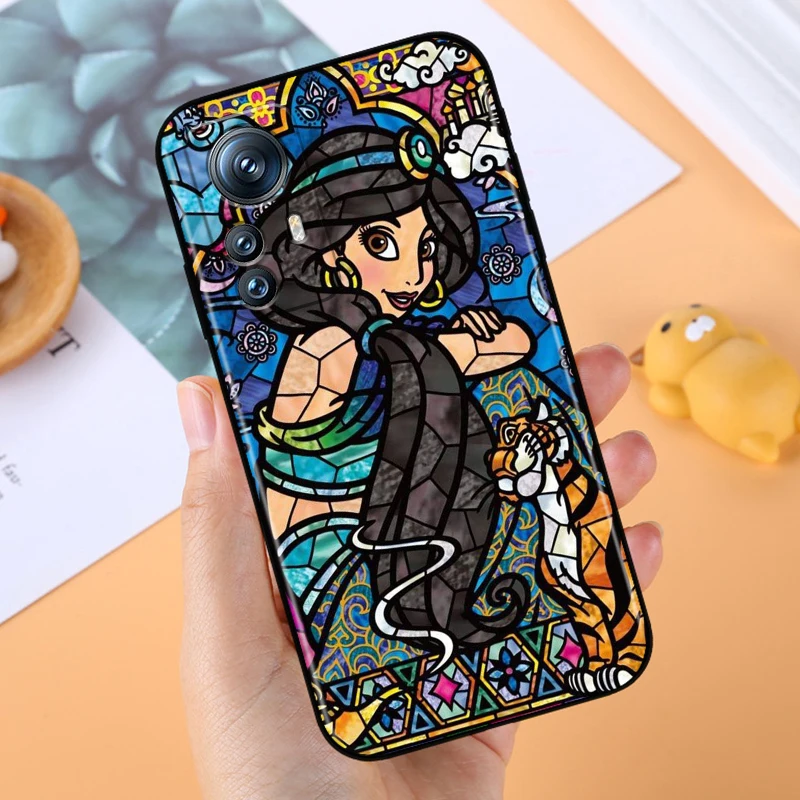 Anime Princess Mickey Mouse For Xiaomi Mi 13T 13 12T 12 11T 11i 11 A3 10T 10 9 Pro Lite Ultra 5G Black Cover Phone Case